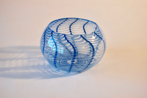 Blue Striped Bowl