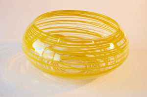 Yellow Striped Bowl