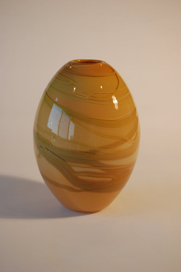 Desert Landscape Torpedo Vase #1