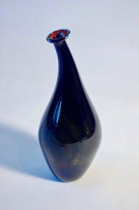 Eggplant Bent Neck Vase