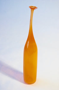 Salmon Bent Neck Vase