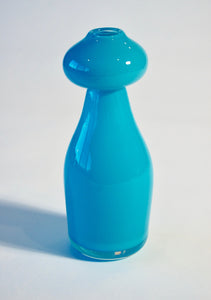Sky Blue Mushroom Bud Vase