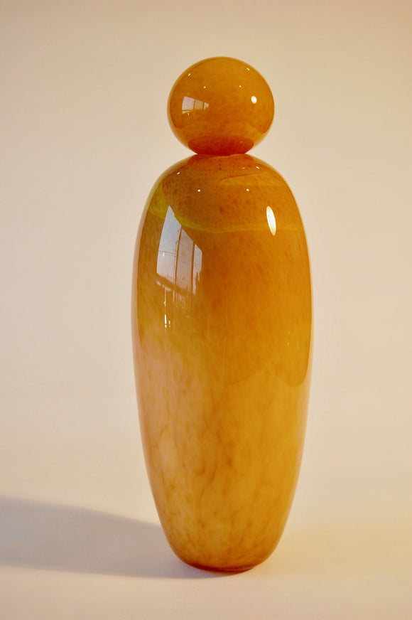 Desert Sand Torpedo Vase with Stopper