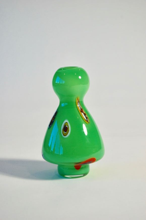 Green Millefiore Daughter Vase
