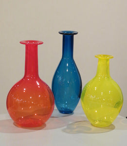 Red/Blue/Yellow Apothecary Vase Set #3