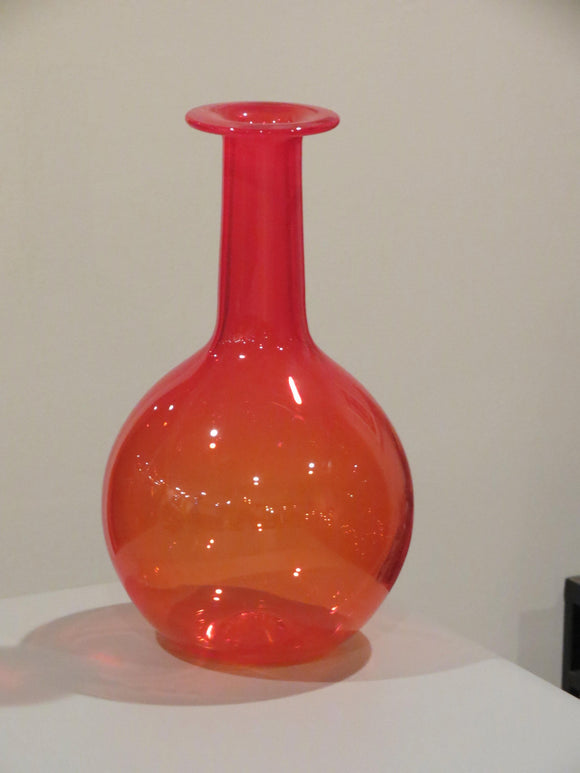 Red Apothecary Vase