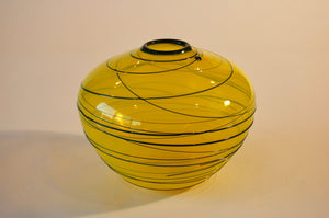 Yellow and Green Hopi Vase