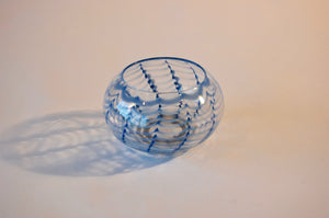 Blue Striped Bowl